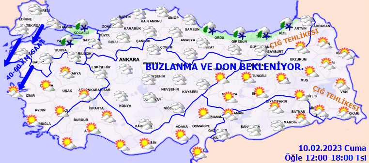 Meteorolojiden flaş uyarı! Fırtına ve çığ tehlikesine dikkat 3