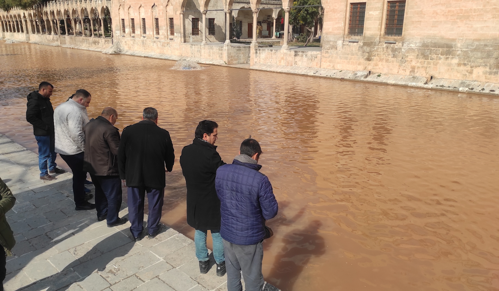 Balıklıgöl'ün rengi deprem felaketinin ardından çamur rengine döndü 3
