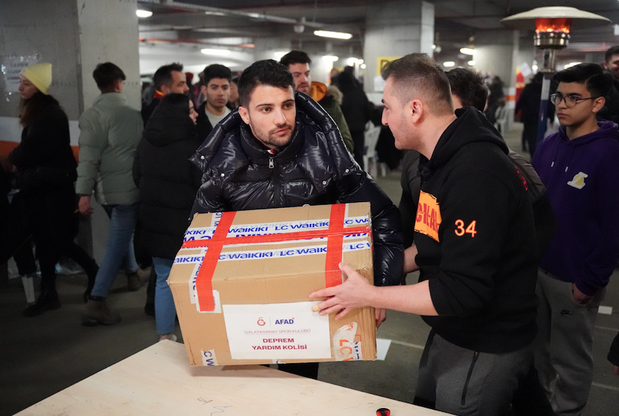 Yardım çalışmalarına Leo Dubois ve eşi de destek verdi 2