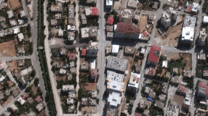 Elbistan'da akılalmaz yıkım! Uydu fotoğrafları ortaya çıktı! 4