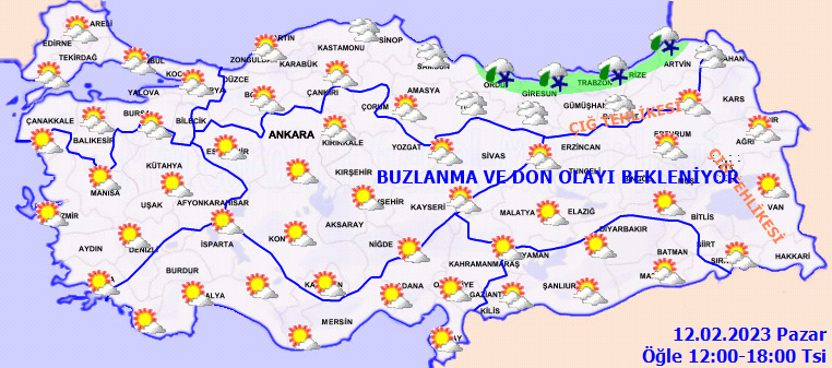 Meteorolojiden flaş uyarı! Fırtına ve çığ tehlikesine dikkat 3