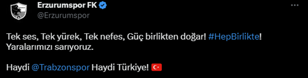 Trabzonspor'un çağrısına kulüplerden büyük destek! 7