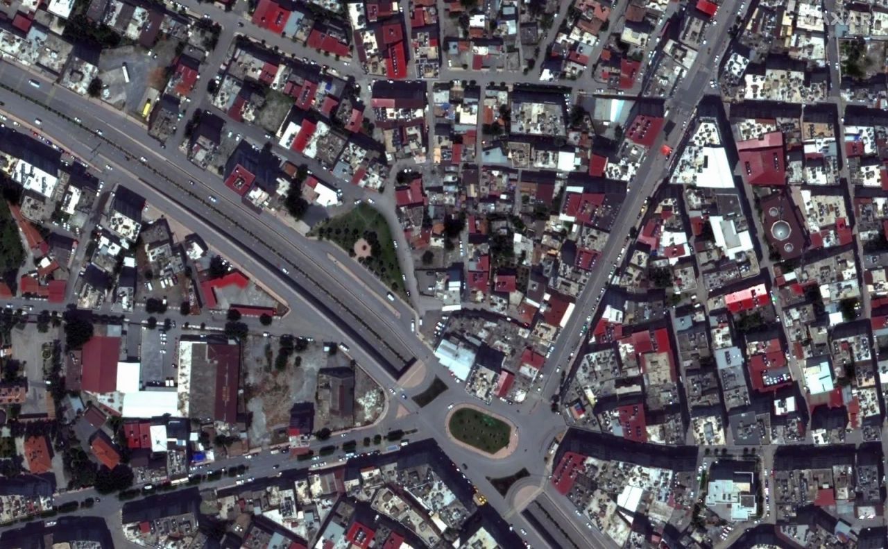 Deprem uydudan görüntülendi, asrın felaketi gözler önüne serildi 10