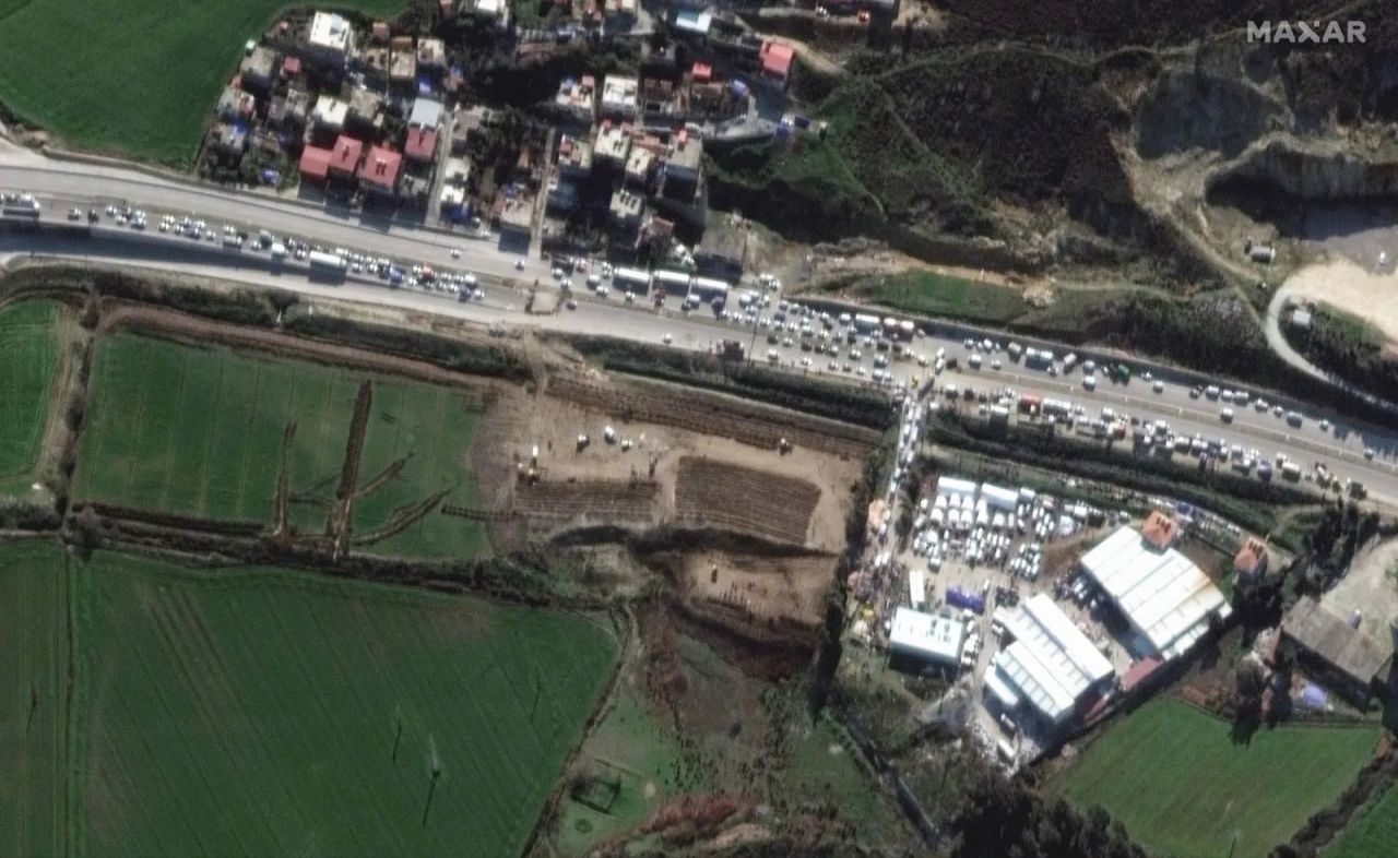 Deprem uydudan görüntülendi, asrın felaketi gözler önüne serildi 11