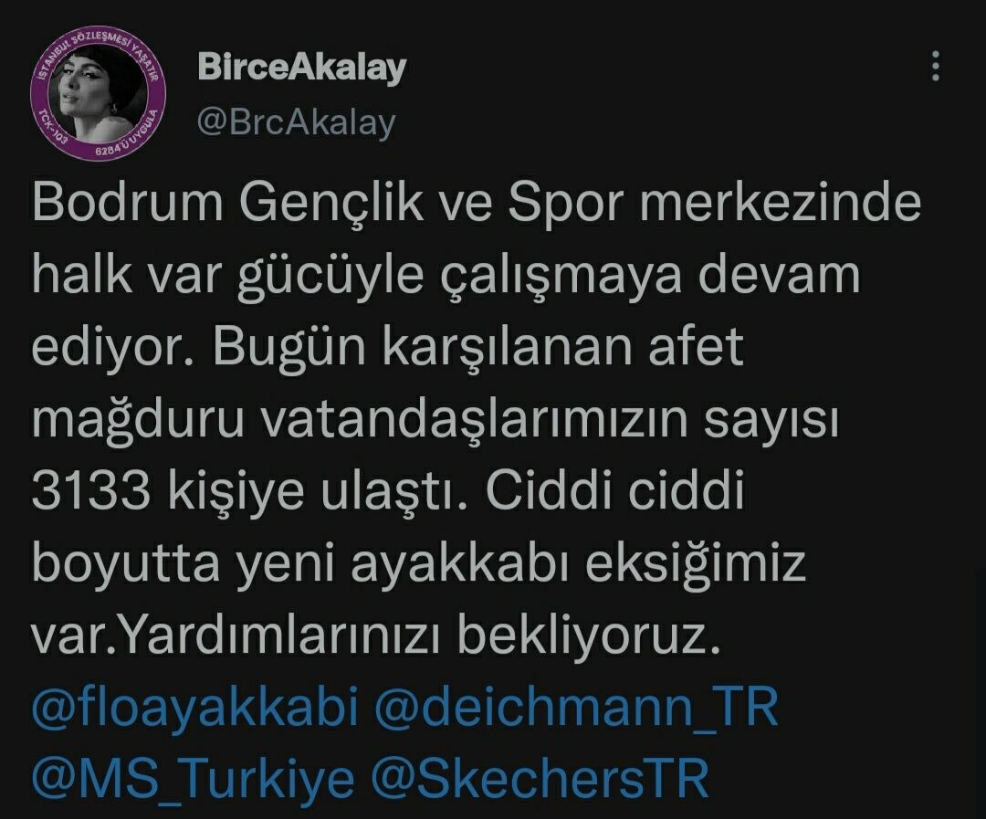 Birce Akalay'dan depremzedelere yardım kampanyasına destek 3