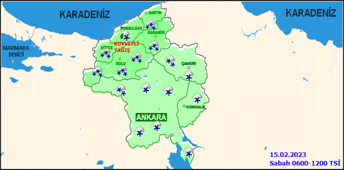 Meteoroloji uyardı! Ankaralılar karlı bir güne uyanacak 2
