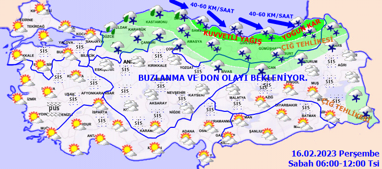 Meteorolojiden 9 kente yoğun kar uyarısı! Çığ tehlikesine dikkat 2