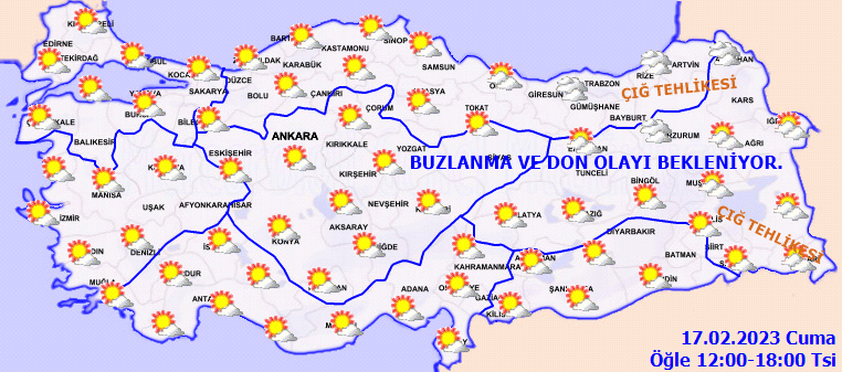 Meteorolojiden 6 ile kar uyarısı! İşte 17 Şubat hava durumu tahminleri 3