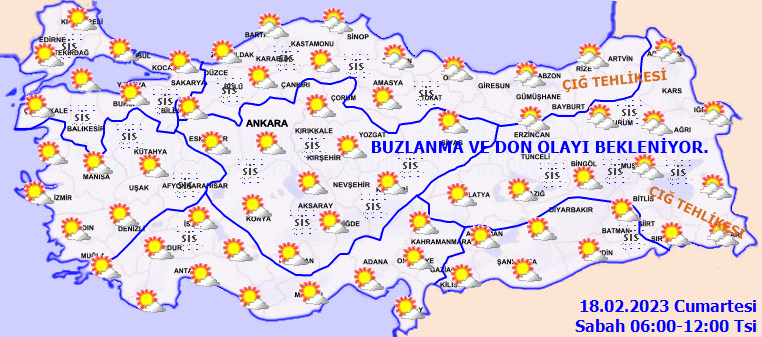 Meteoroloji 'Çığ tehlikesi var' diyerek uyardı! İşte 18 Şubat hava durumu tahminleri 2