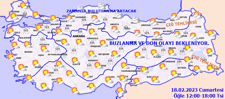 Meteoroloji 'Çığ tehlikesi var' diyerek uyardı! İşte 18 Şubat hava durumu tahminleri 3