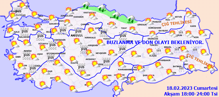 Meteoroloji 'Çığ tehlikesi var' diyerek uyardı! İşte 18 Şubat hava durumu tahminleri 4