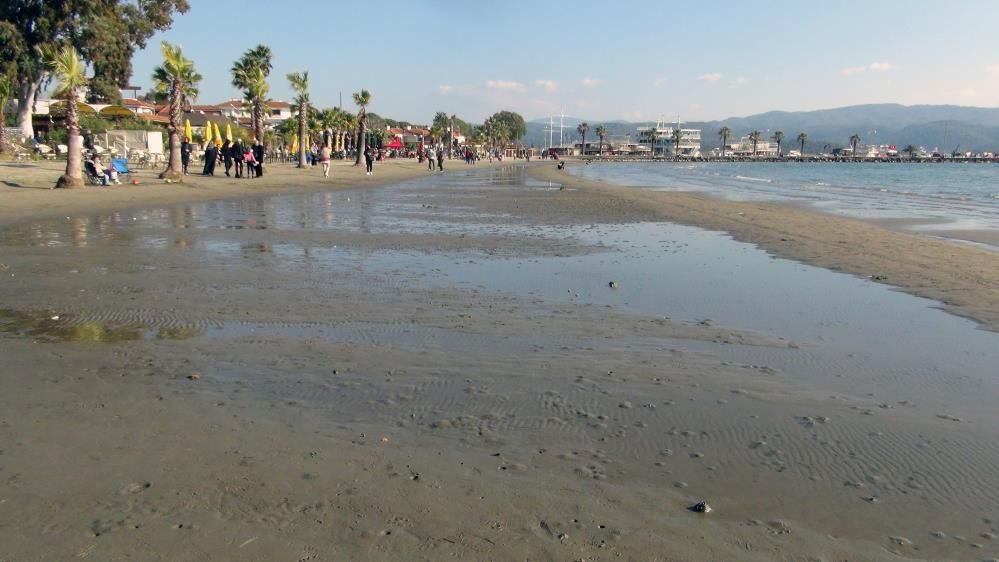 Korkutan görüntüler... Muğla’da deniz suyu çekilmesi 50 metreye ulaştı 1