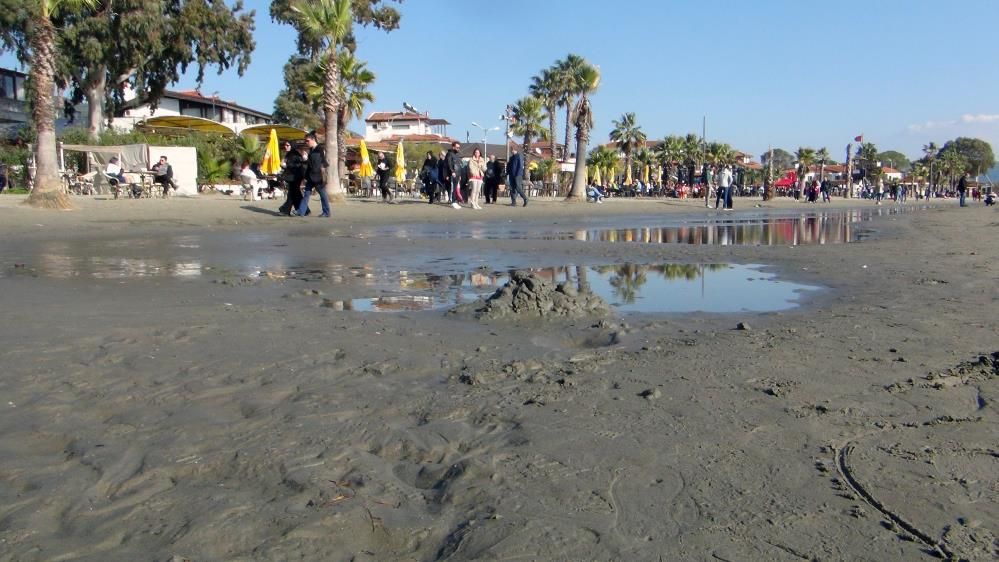 Korkutan görüntüler... Muğla’da deniz suyu çekilmesi 50 metreye ulaştı 7