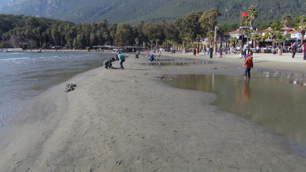 Korkutan görüntüler... Muğla’da deniz suyu çekilmesi 50 metreye ulaştı 4