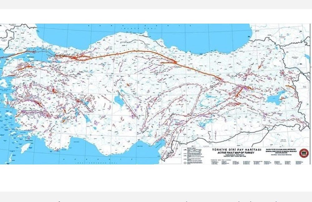 Türkiye diri fay haritası yenilendi! 4
