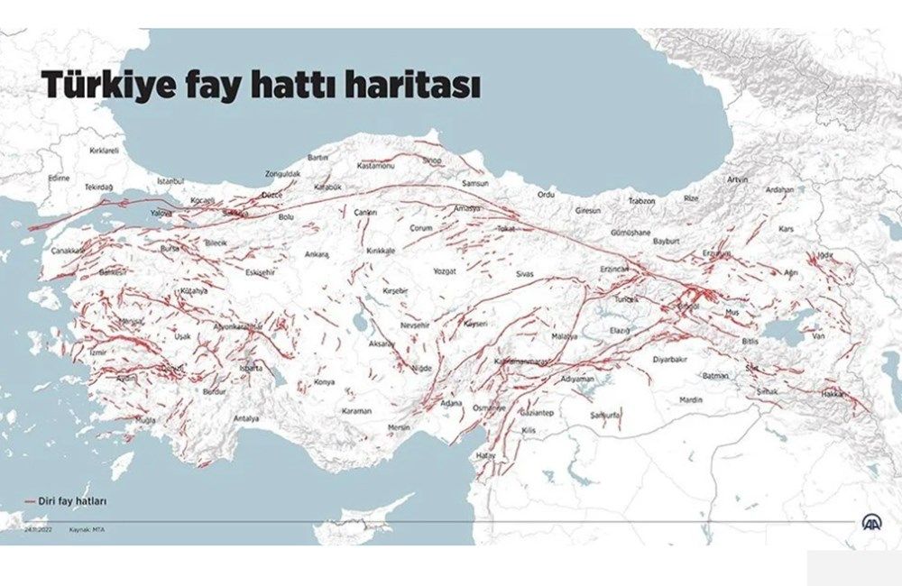 Türkiye diri fay haritası yenilendi! 5