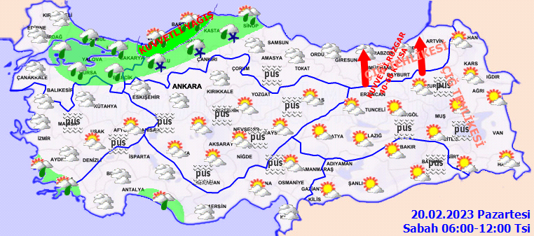 Meteorolojiden 6 ile kar uyarısı! Kuvvetli yağışlara dikkat 2