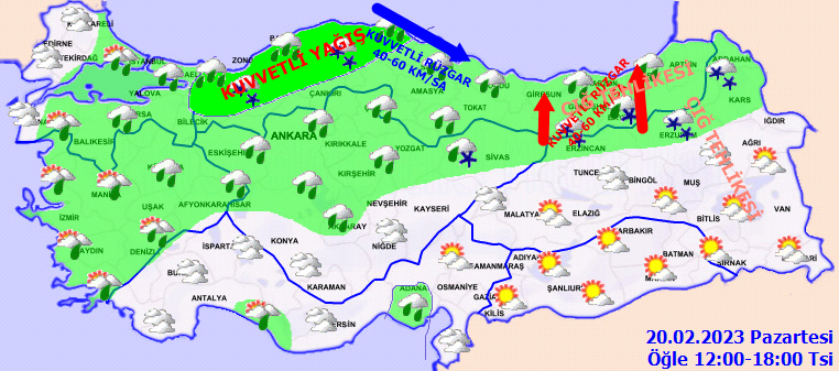 Meteorolojiden 6 ile kar uyarısı! Kuvvetli yağışlara dikkat 3