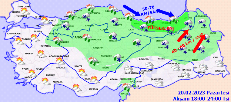 Meteorolojiden 6 ile kar uyarısı! Kuvvetli yağışlara dikkat 4