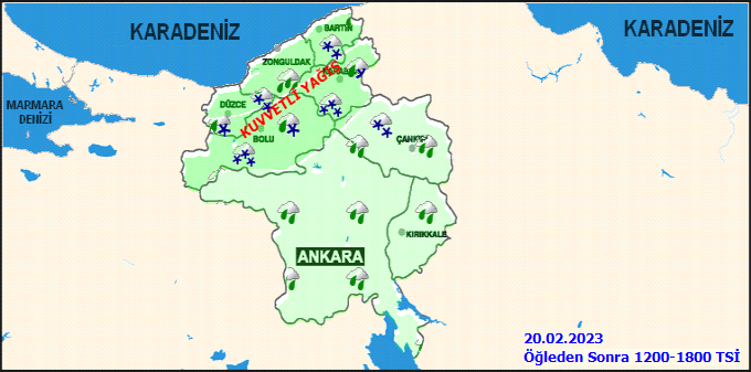 Meteoroloji Ankaralıları saat vererek uyardı! İşte 20 Şubat hava durumu tahminleri 3