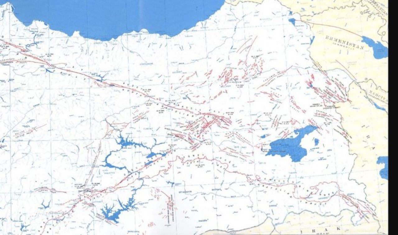 Türkiye'nin deprem haritası güncellendi! 6 bölgede diri faylar etkin 4