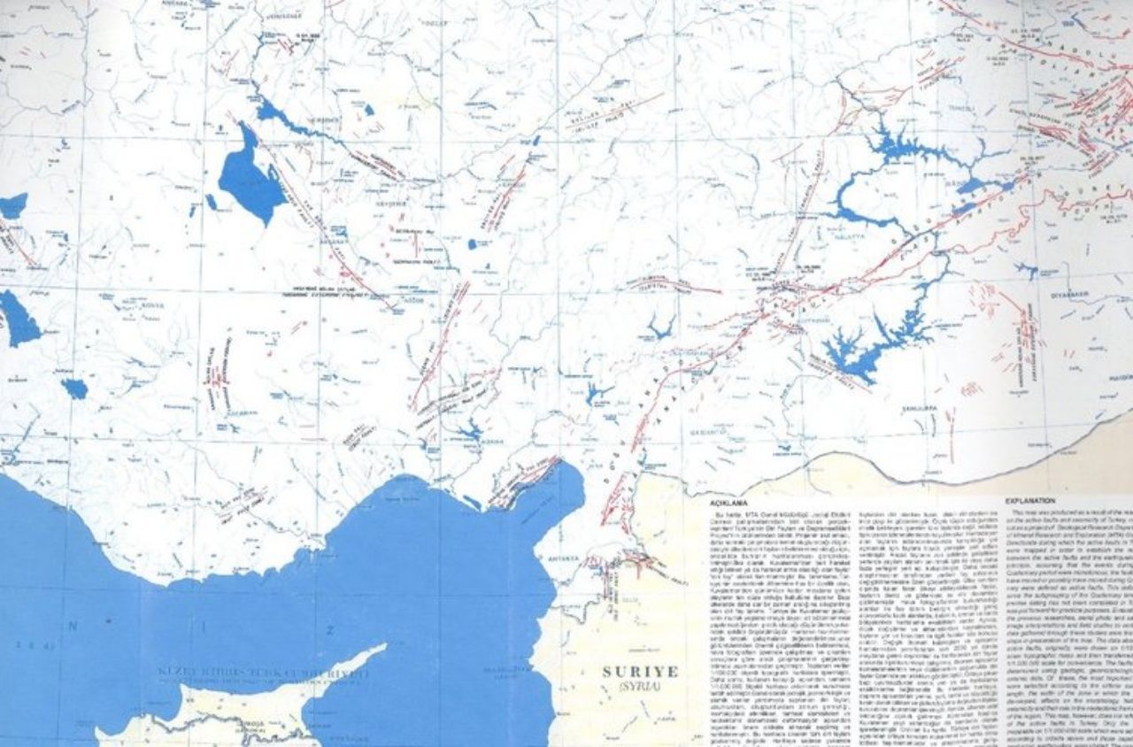Türkiye'nin deprem haritası güncellendi! 6 bölgede diri faylar etkin 7