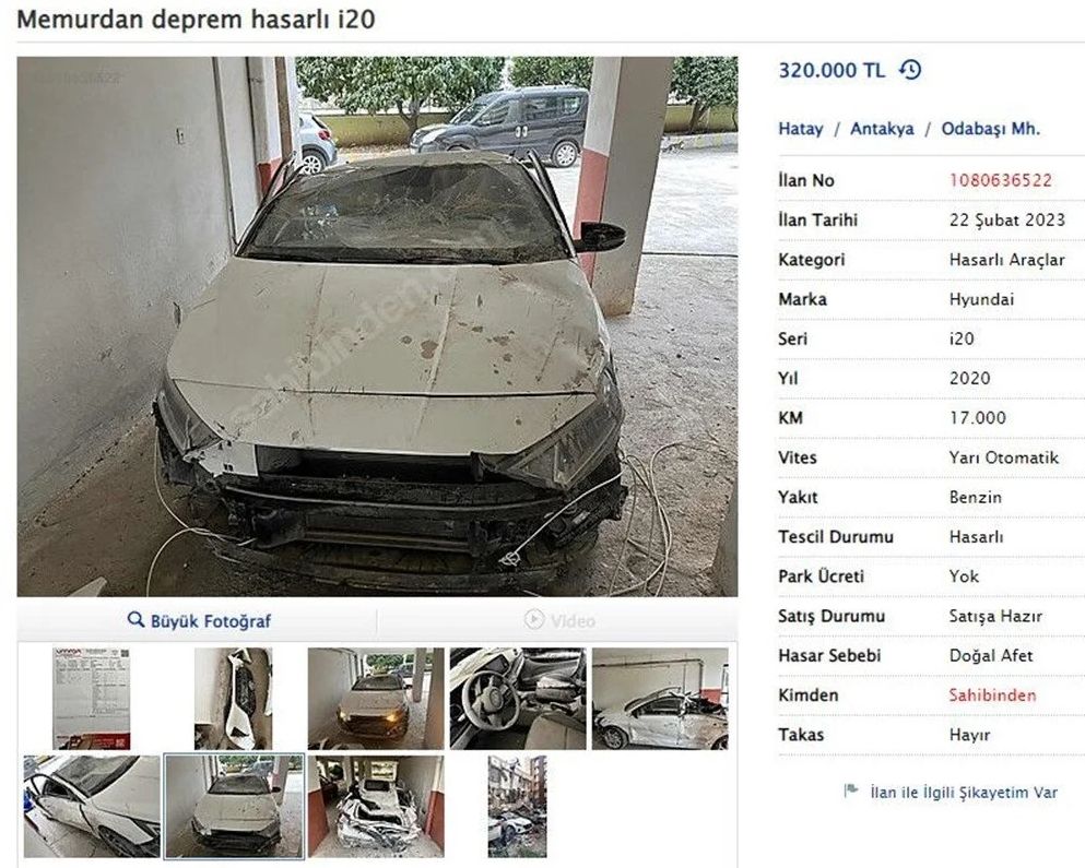 Yeni bir hayat için: 'Deprem hasarlı' araçlar ilan sitelerini doldurdu 3