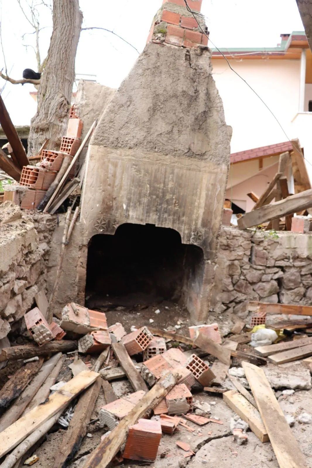 Ordu'da heyelan felaketi! 1,5 metrelik yarıklar oluştu, 3 ev hasar gördü 9