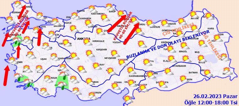 Meteorolojiden 8 ile fırtına uyarısı! Çatı uçmalarına dikkat 3