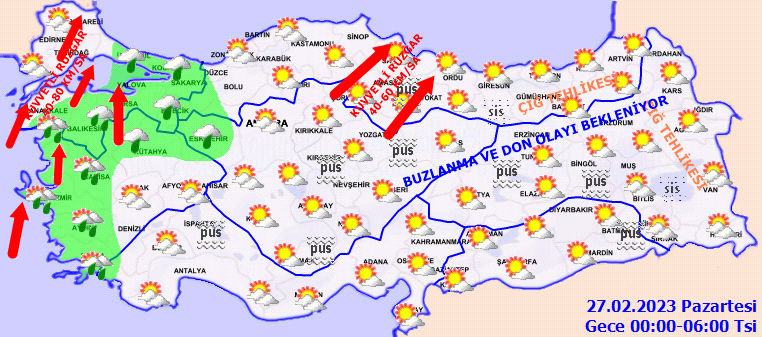 Meteorolojiden 8 ile fırtına uyarısı! Çatı uçmalarına dikkat 5
