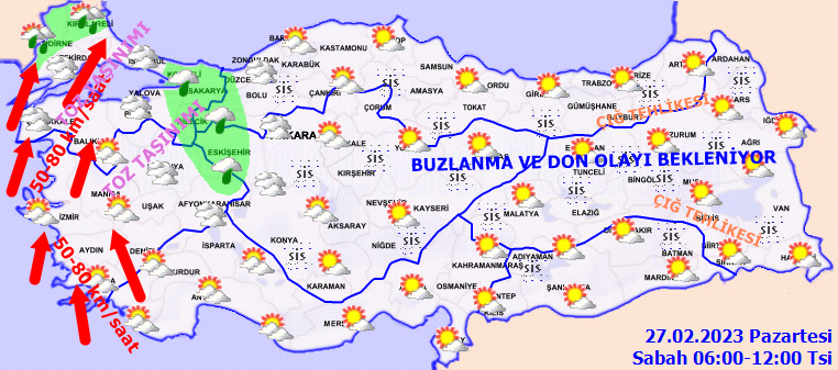 Meteorolojiden 8 ile sarı kodlu uyarı! Marmara ve Ege'de fırtına bekleniyor 2