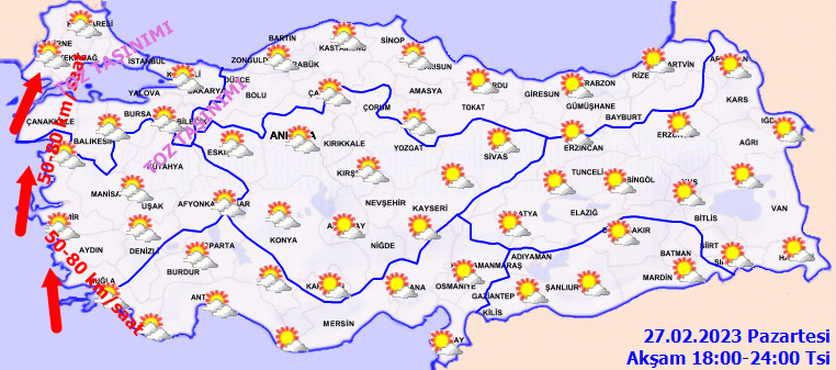 Meteorolojiden 8 ile sarı kodlu uyarı! Marmara ve Ege'de fırtına bekleniyor 4