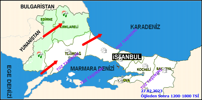 Meteoroloji İstanbulluları uyardı! Toz taşınımına dikkat 3