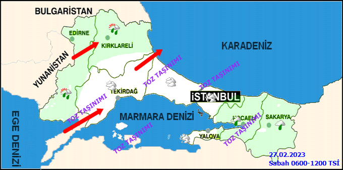 Meteoroloji İstanbulluları uyardı! Toz taşınımına dikkat 2