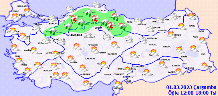 Meteoroloji birçok ile sağanak yağış uyarısı yaptı! Çığ tehlikesine dikkat 3