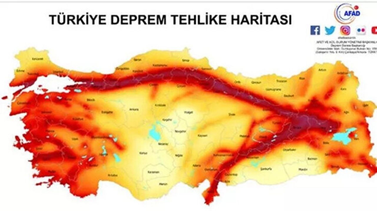 Diri fay hattı güncellendi! İşte deprem riskinin en yüksek olduğu iller 9