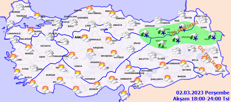 Sağanak, kar, sis... Meteoroloji çığ tehlikesine karşı uyardı! 4