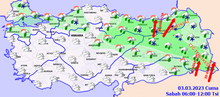 Meteorolojiden sağanak ve fırtına uyarısı! 2