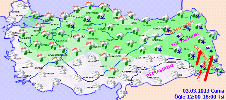 Meteorolojiden sağanak ve fırtına uyarısı! 3