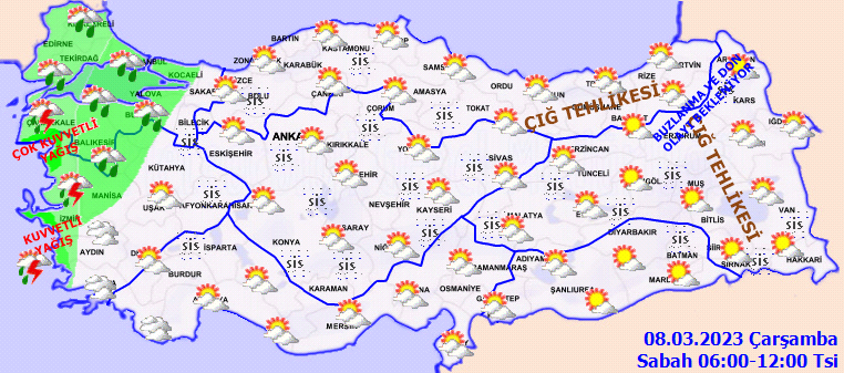 Meteoroloji turuncu kodla uyardı! 2 ilde kuvvetli yağış bekleniyor 2