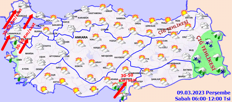 Meteorolojiden birçok ile fırtına ve yağış uyarısı! 2