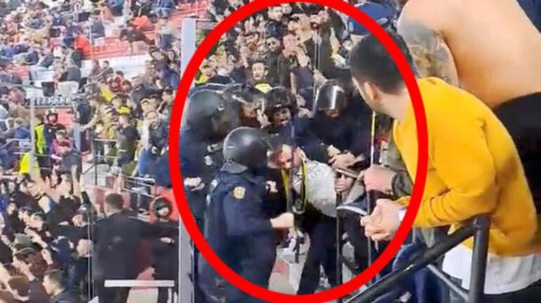 İspanyol polisi, Fenerbahçeli taraftarlara saldırdı! 4