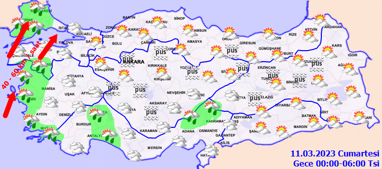 Meteorolojiden birçok ile fırtına ve sağanak uyarısı! 5