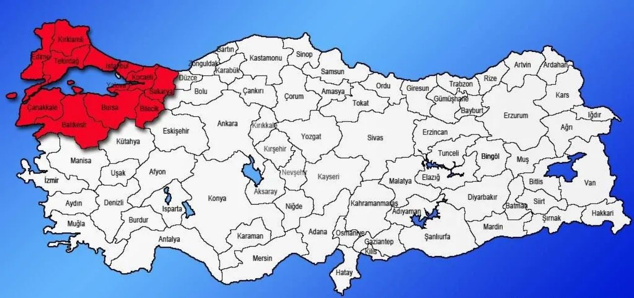 Meteoroloji'den 58 şehre uyarı! Kuvvetli rüzgar, fırtına ve sağanak geliyor 6