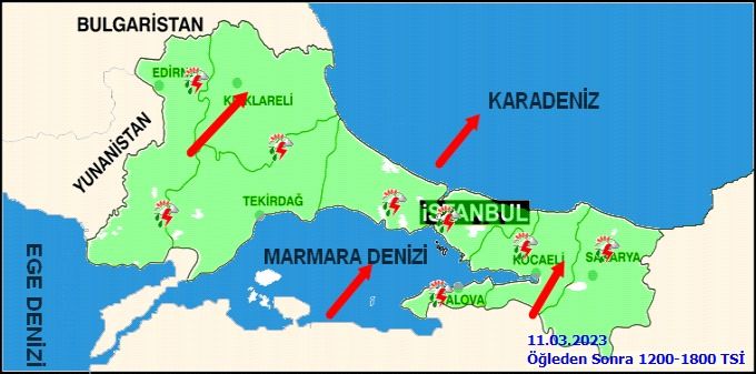 İstanbullular dikkat: Meteorolojiden sağanak yağış uyarısı! 3
