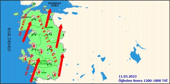 Meteoroloji uyardı: İzmirliler fırtına gelebilir! 3