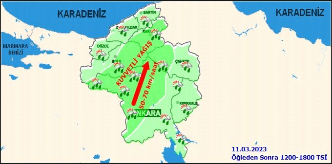 Meteoroloji uyardı: Ankaralıları bugün sağanak yağış bekliyor! 3