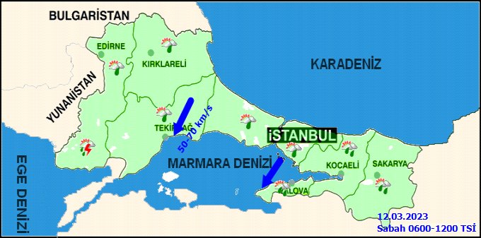 Meteoroloji İstanbulluları sarı kodla uyardı! Fırtına ve yağmura dikkat 2