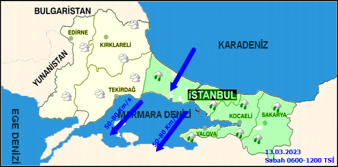Meteorolojiden İstanbullulara fırtına ve sağanak uyarısı! İşte 13 Mart İstanbul hava durumu 2