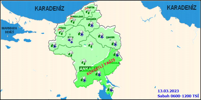 Meteorolojiden Ankaralılara sağanak ve kar uyarısı! 2